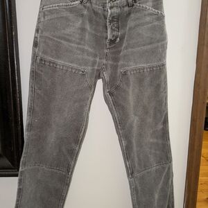 Taylor Stitch  Chore Pants Mens 34 Dbl Knee duck Canvas workwear stylish hip